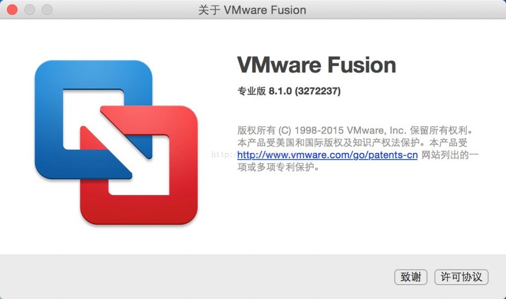 在vmware fusion 8 for Mac上安装windows 7 64bit